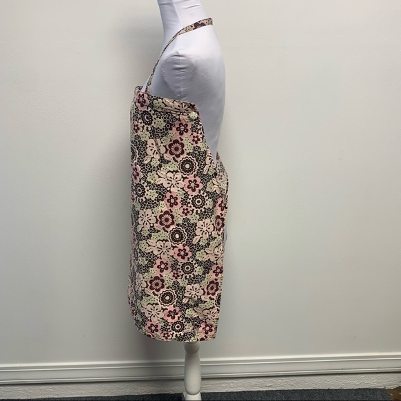 Eddie Bauer | Pink/Green/Brown | Floral Adjustable Strap Apron Nursing Cover - Picture 7 of 12